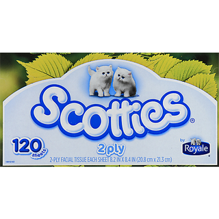 Scotties Facial Tissue, 2 Ply