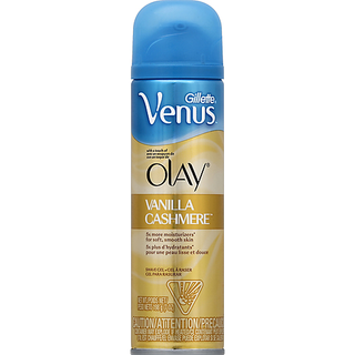 Gillette Venus With A Touch Of Olay Vanilla Cashmere, Shave Gel - 7oz