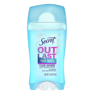 Secret Invisible Solid Outlast Clean Lavender 2.6oz
