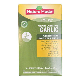 Nature Made Odor Control, 1250 Mg, Tablets, Garlic