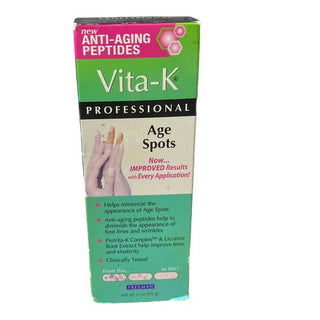 Freeman Vita-K Age Spots Dark Spots Skin Lightener 3 Oz Anti Aging Peptides