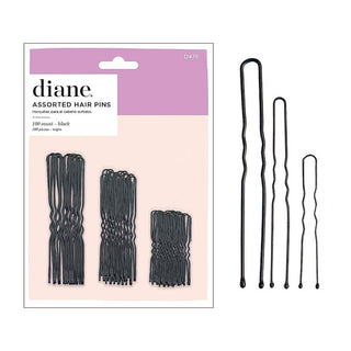 Diane Assorted Hair Pins Black - 100 Count #D475