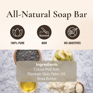 Raw African Black Soap