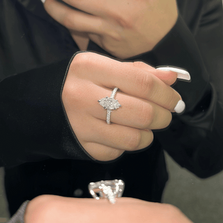 3.0ct Moissanite Diamond Engagement Ring