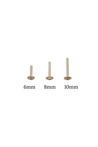 Flat Back Earring Post