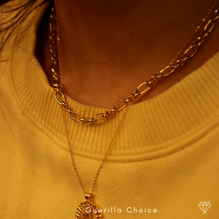 AEGIS GOLD CHAIN NECKLACE