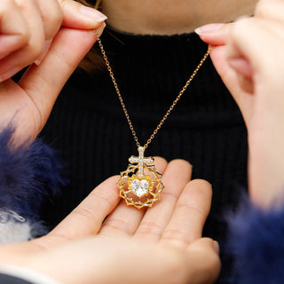The Sacred Heart Pendant Necklace