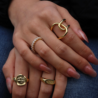 MERCI GOLD RING