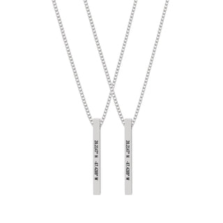 Custom Bar Necklace Set