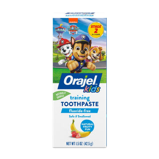 Orajel  Paw Patrol Fluoride-Free Training Fruty Fun  Toothpaste 1.5 Oz