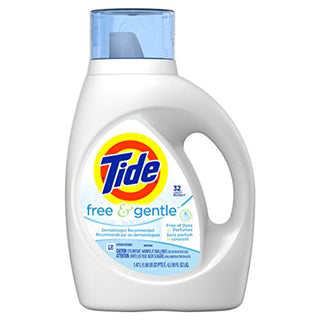 Tide Free & Gentle Liquid Laundry Detergent 32 Loads 50 Fl Oz