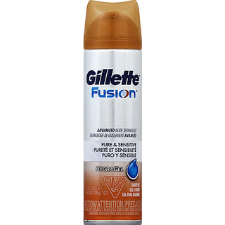 Gillette Shave Gel, Pure & Sensitive 7 Oz