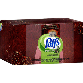 Puffs Facial Tissue, Plus Lotion, White, 2-Ply