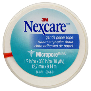Nexcare 3M Micropore Gentle Paper First Aid Tape 1 In X 10yd 1ct
