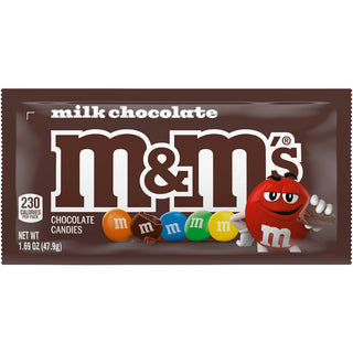 M&M's Milk Chocolate Candies 1.69 Oz Bag