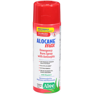 Alocane Max Emergency Burn Spray With Antiseptic  3.5 Fl  Oz