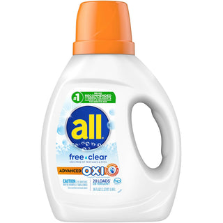 all Detergent, Advanced Oxi, Free & Clear 36 Fl Oz