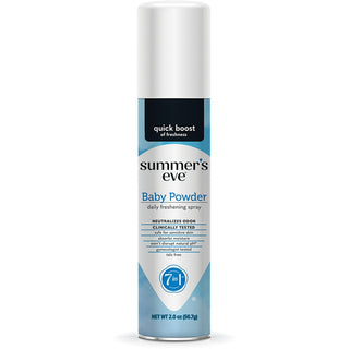 Summer's Eve Feminine Deodorant Spray, Baby Powder, 2 Oz