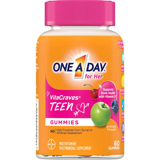 One A Day VitaCraves For Her Teen Multivitamin Gummies Assorted