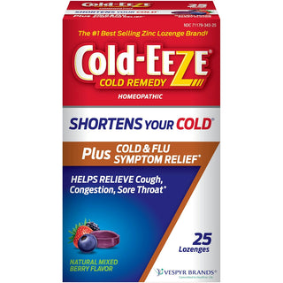 Cold-EEZE Remedy, Homeopathic, Natural Mixed Berry Flavor, Lozenges