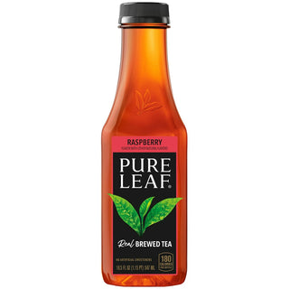 Pure Leaf Brewed Tea, Raspberry, Real 18.5 Fl Oz