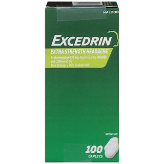 Excedrin Extra Strength Caplets For Headache Pain Relief