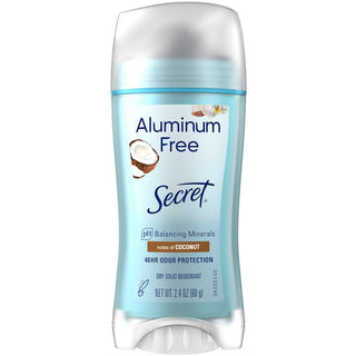 Secret Aluminum Free Deodorant For Women - Coconut - 2.4oz