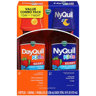 Vicks® Children’s Cold & Cough – Value Combo Pack – Berry Flavor