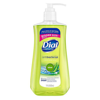 Dial Complete Antibacterial Liquid Hand Soap, Aloe Scent, 11 Fl Oz