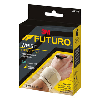 Futuro Wrap Around Wrist Support, Adjustable, Beige