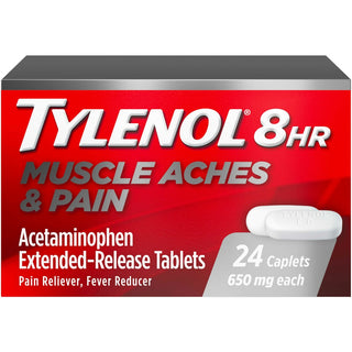 Tylenol 8 HR Arthritis Pain, Extended-Release Caplets, 650mg, 24 ct