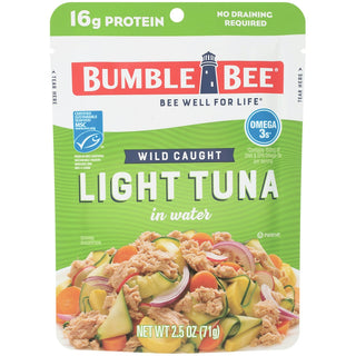 Bumble Bee Wild Caught Light Tuna In Water Pouch