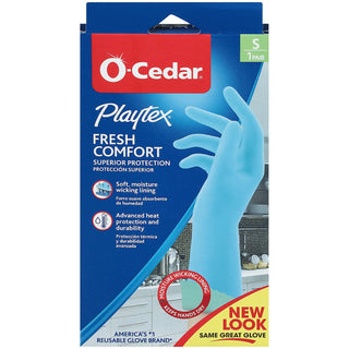 O-Cedar Gloves, Fresh Comfort, Small