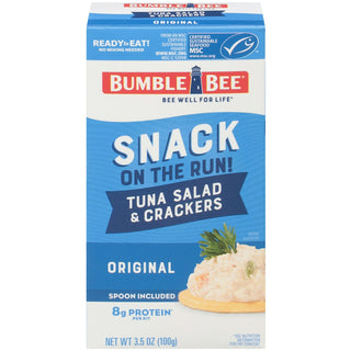 Bumble Bee Snack On The Run! Original Tuna Salad With Crackers Kit, 3.5 Oz