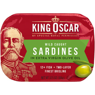King Oscar Wild Caught Sardines In Extra Virgin Olive Oil 3.75 Oz