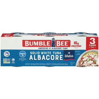 Bumble Bee Tuna Solid White Albacore In Water 3PK 3oz Cans