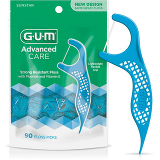 GUM Advanced Care Fresh Mint Flosser Picks