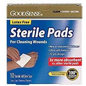 First Boston Pharma Llc Goodsense Sterile Pads Blue