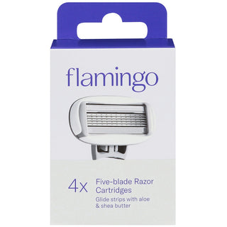 Flamingo 4X Five-blade Razor Cartridges