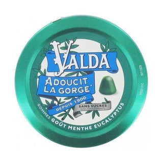 Valda Pastilles Gums Mint Eucalyptus Taste. Sugarfree 50g