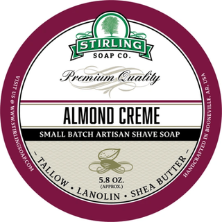 Stirling Soap Co. Almond Creme Shaving Collection