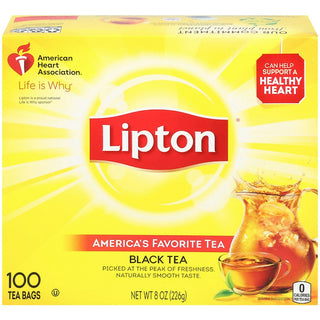 Lipton Black Tea Bags - 100ct