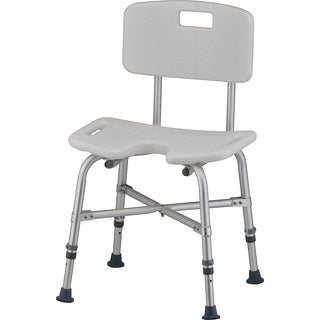 Nova Medical Heavy Duty Bath Seat With Back And U-Shaped Cutout