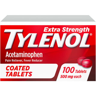 Tylenol 500 Mg Extra Strength  Pain Reliever/Fever Reducer 100 Tablets