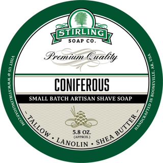 Stirling Soap Co. Coniferous Shaving Collection