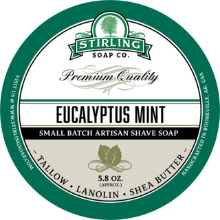 Stirling Soap Co. Eucalyptus Mint Shaving Collection