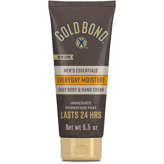 Gold Bond Daily Body & Hand Cream, Men's Essentials, Everyday Moisture 6.5 Oz