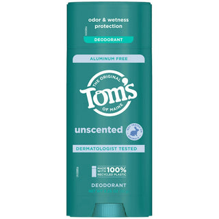 Tom's of Maine Aluminum Free  Unscented Deodorant 3.25 Oz