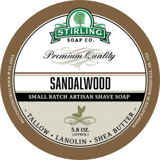 Stirling Soap Co. Sandalwood Shaving Collection