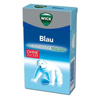 Wick Bonbons Blau Menthol, Ohne Zucker